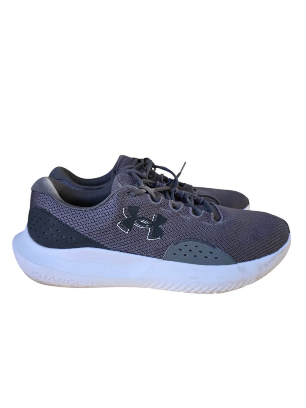 Under Armour Charged Surge 4 Men's Size 13 Gray Athletic Running Shoe Sneaker